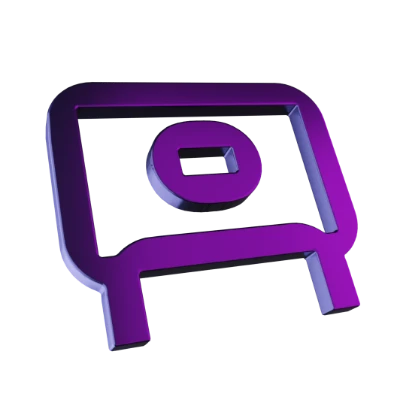 Training platforms for remote learning Icon